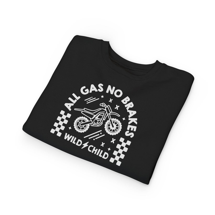 Toddler All Gas No Brakes Crewneck