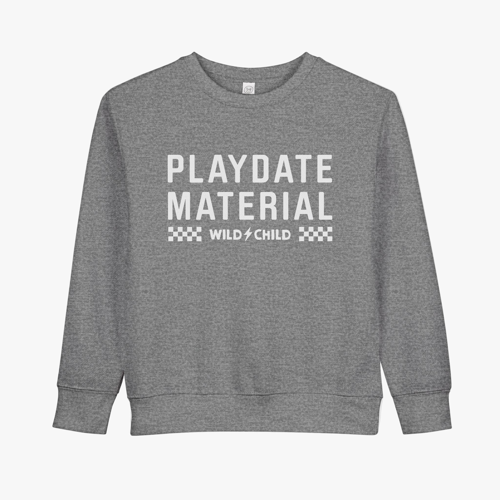 Toddler Playdate Material Crewneck