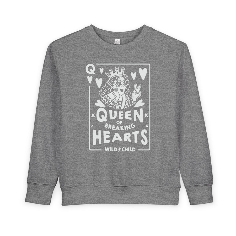 Queen of Breaking Hearts Toddler Crew neck
