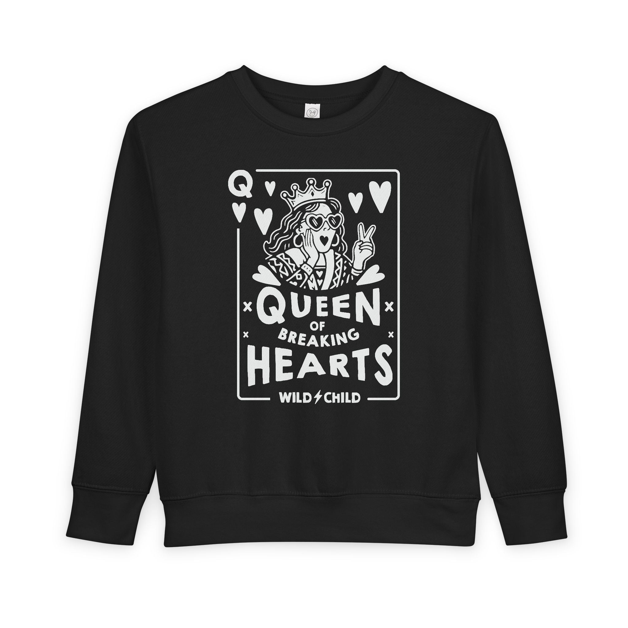 Queen of Breaking Hearts Toddler Crew neck