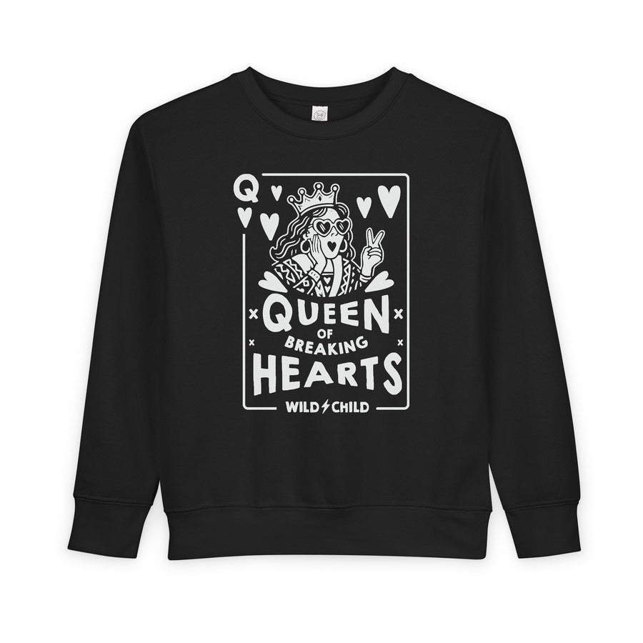 Queen of Breaking Hearts Toddler Crew neck
