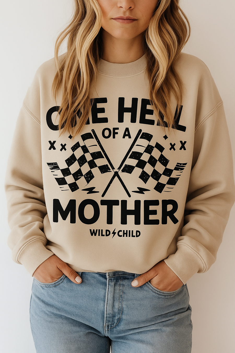 One Hell of a Mother Crewneck Sweatshirt