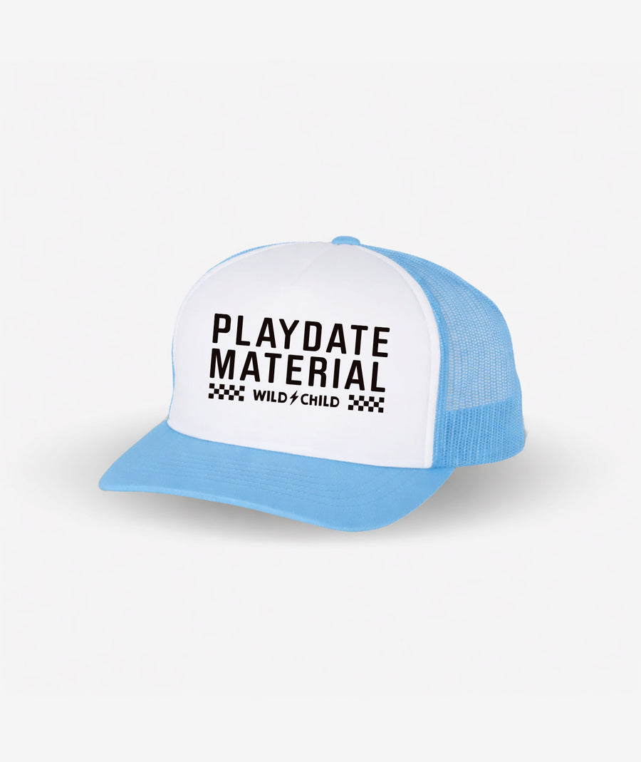 Toddler Playdate Material Snapback Hat