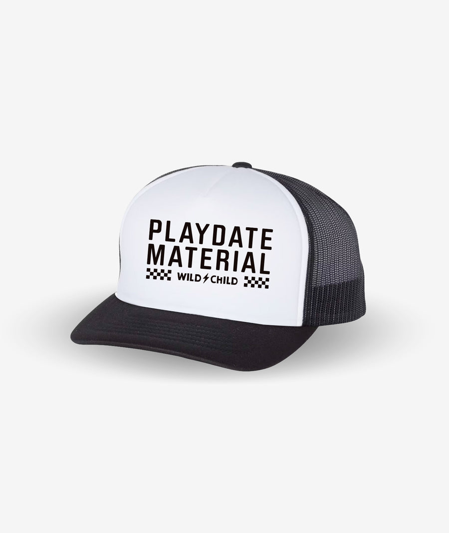 Toddler Playdate Material Snapback Hat